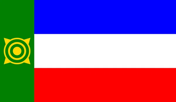 Chakassische Flagge — Stockvektor