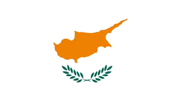 Vlag van Cyprus — Stockvector