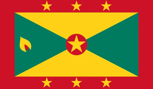 Grenada vlajka — Stockový vektor
