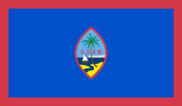 Guam vlajka — Stockový vektor