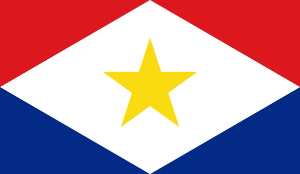 Флаг Сабы — стоковый вектор