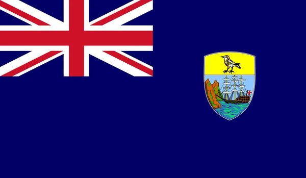 Flaga Wyspy Świętej Heleny — Wektor stockowy