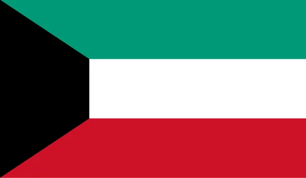 Kuwait Flag — Stock Vector