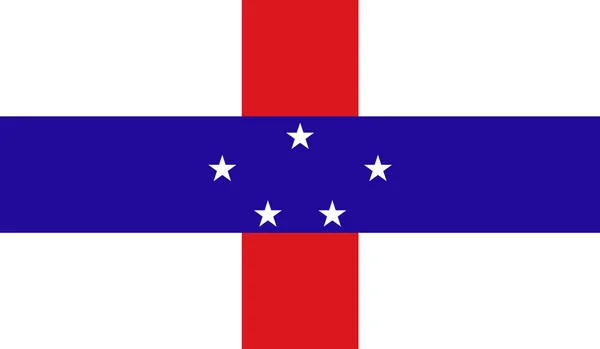 Vlag van de Nederlandse Antillen — Stockvector