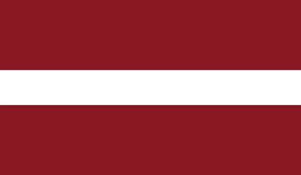 Lettonie Drapeau — Image vectorielle