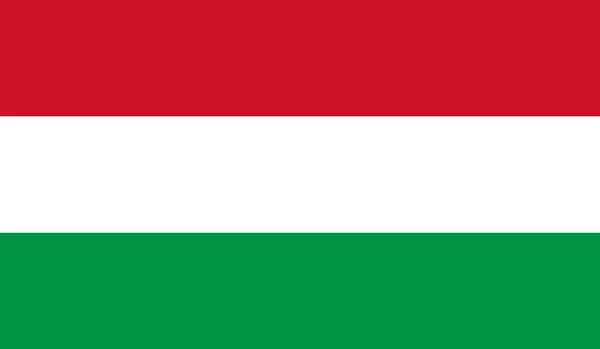 Bandera de Hungría — Vector de stock