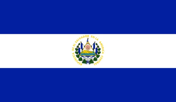 El Salvador Flag — Stock Vector