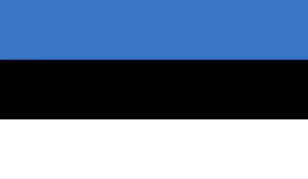 Estónia Bandeira — Vetor de Stock