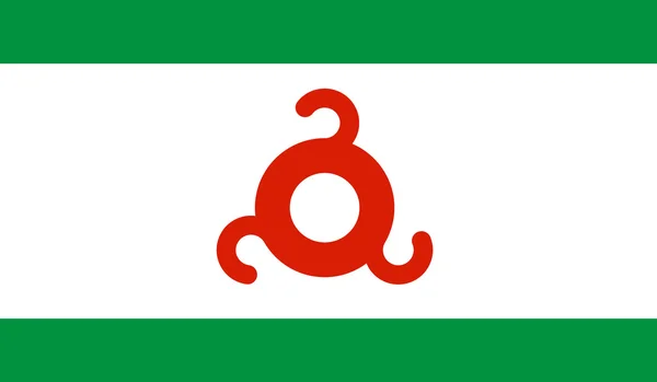 Ingusjien flagga — Stock vektor