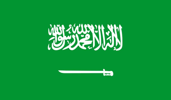 Bandera de Arabia Saudita — Vector de stock