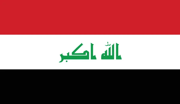Irak flagga — Stock vektor