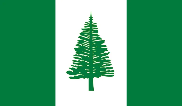 Flaga Wyspa Norfolk — Wektor stockowy