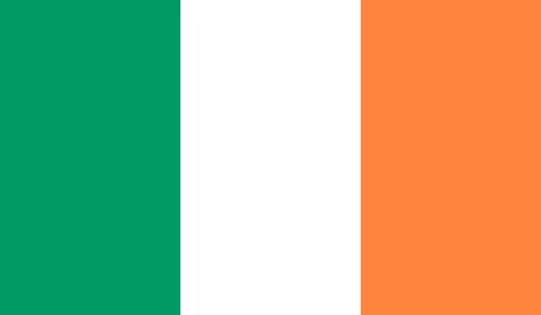 Irlanda Bandiera — Vettoriale Stock