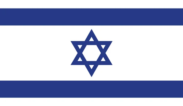 Izrael zászló — Stock Vector
