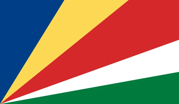 Drapeau des Seychelles — Image vectorielle