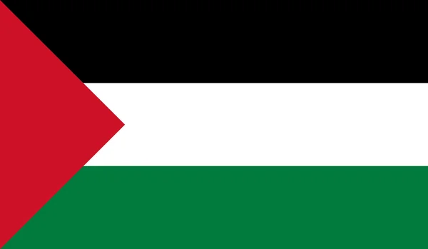 Bandeira da Palestina — Vetor de Stock