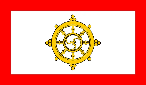 Прапор Сіккіму — стоковий вектор