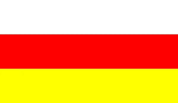 Флаг Южной Осетии — стоковый вектор