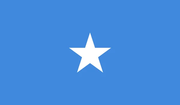 Bandiera Somalia — Vettoriale Stock