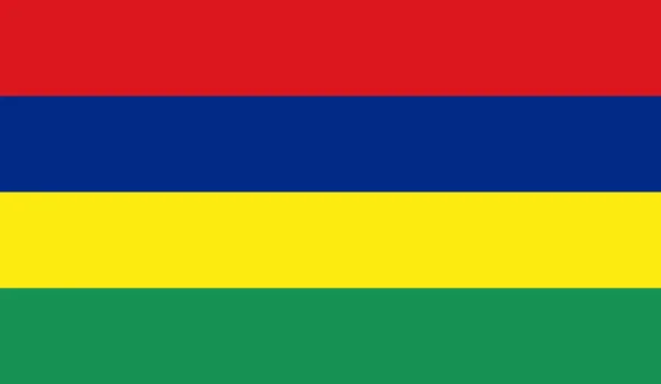 毛里求斯国旗 — 图库矢量图片