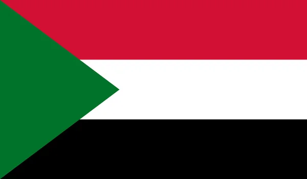 Szudán zászló — Stock Vector