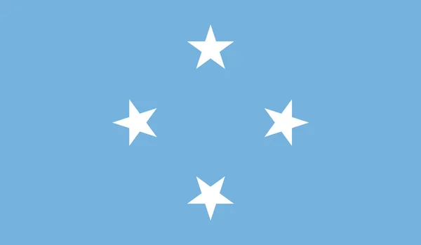 Bandera de Micronesia — Archivo Imágenes Vectoriales