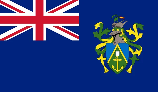 Flagge der Pitcairn-Inseln — Stockvektor