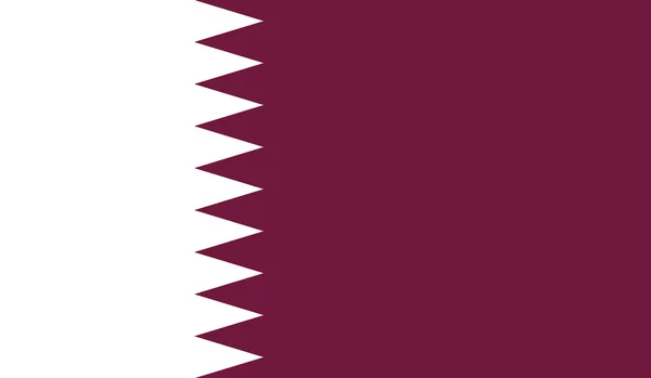 Qatar Flag — Stock Vector