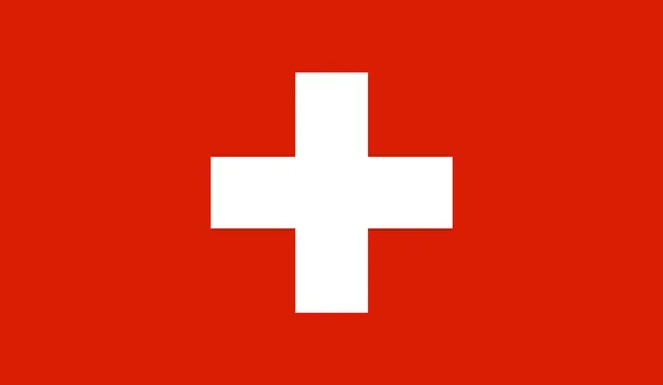 Schweiz flagga — Stock vektor