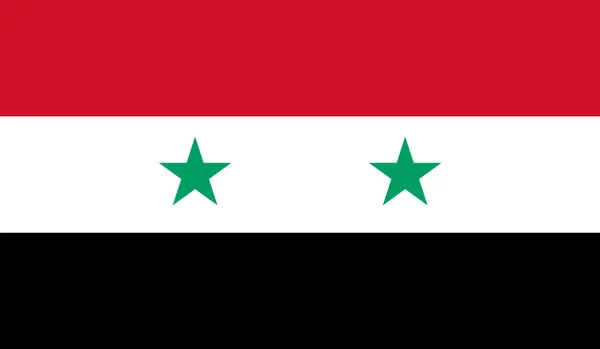 Syrien flagga — Stock vektor