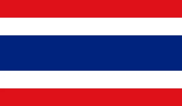 Bandiera Thailandia — Vettoriale Stock