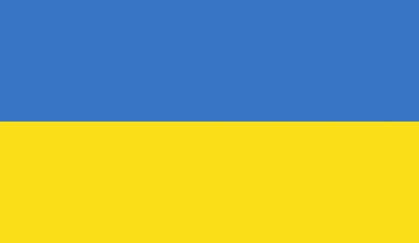 Bandeira Ucrânia — Vetor de Stock