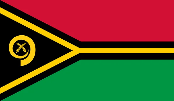 Vlajka Vanuatu — Stockový vektor
