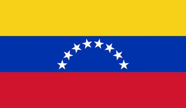 Bandiera Venezuela — Vettoriale Stock