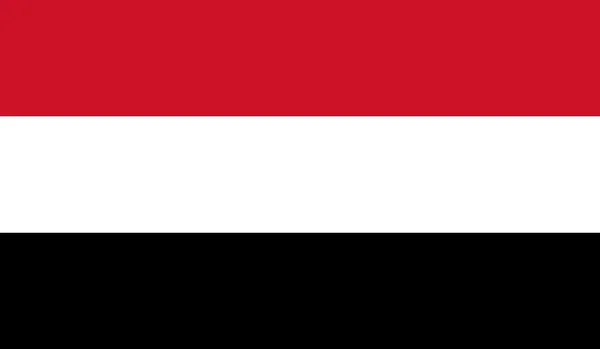 Drapeau du Yémen — Image vectorielle
