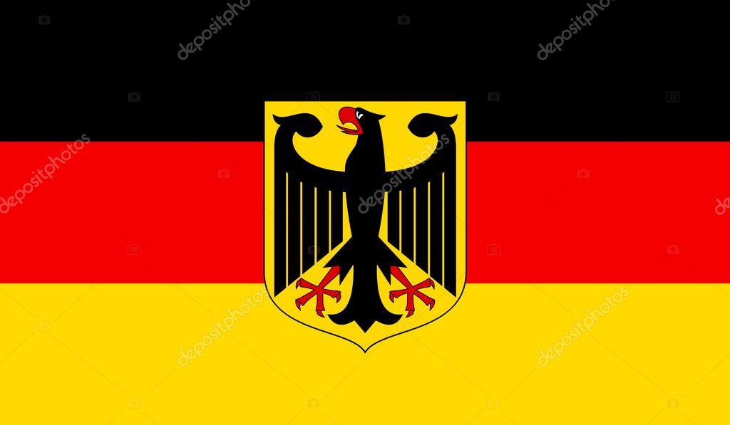 Флаг Германии векторное изображение ©megastocker 1378021