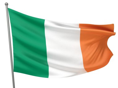 Ireland National Flag clipart