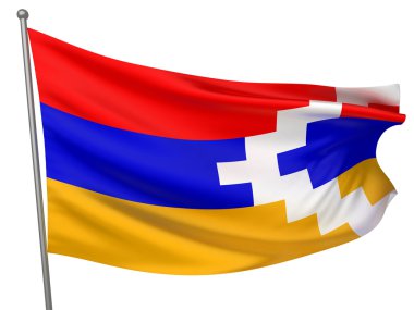 Nagorno-Karabakh Republic Flag clipart