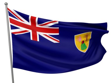 Turks and Caicos Islands Flag clipart