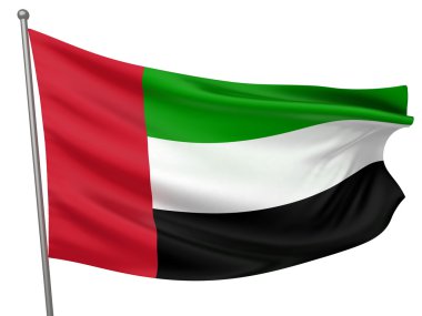 United Arab Emirates National Flag clipart