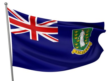 Virgin Islands (UK) National Flag clipart