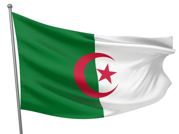 Alžírsko národní vlajka — Stock fotografie