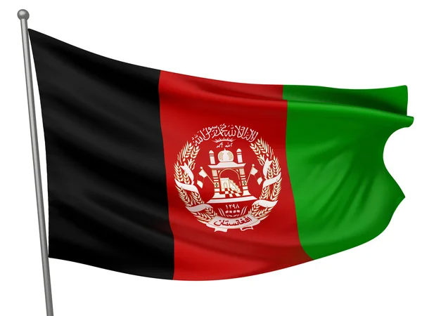 Afganistan Ulusal bayrak — Stok fotoğraf