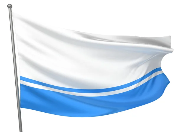 Государственный флаг Республики Алтай — стоковое фото