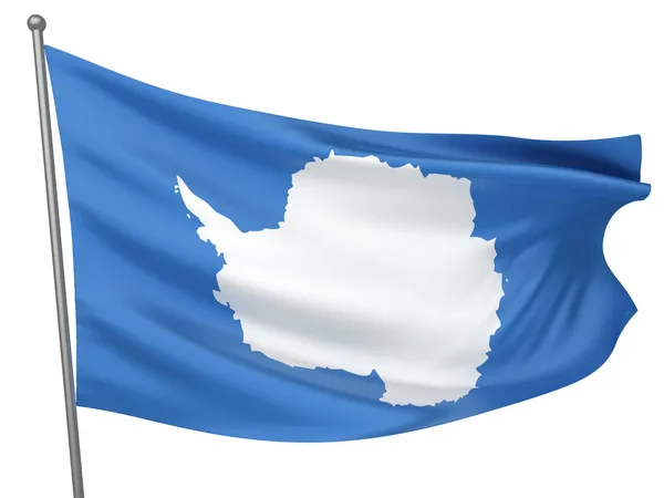 Antarktis flagga — Stockfoto