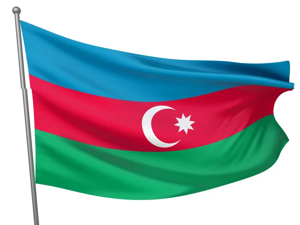 Bendera nasional Azerbaijan — Stok Foto