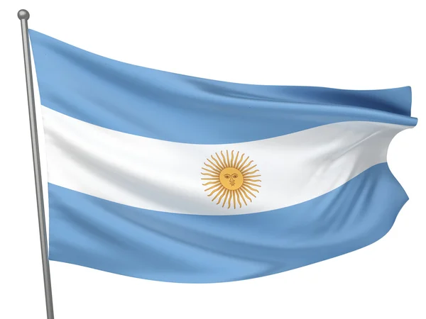 Arjantin ulusal bayrak — Stok fotoğraf