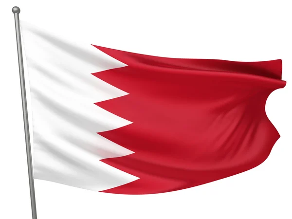 Εθνική σημαία του Μπαχρέιν — Φωτογραφία Αρχείου