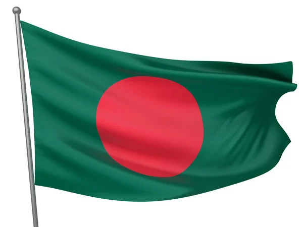 Bandeira nacional do Bangladesh — Fotografia de Stock