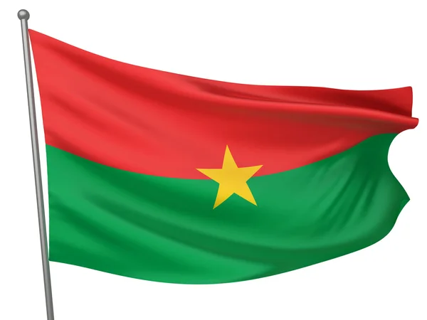Burkina faso ulusal bayrak — Stok fotoğraf